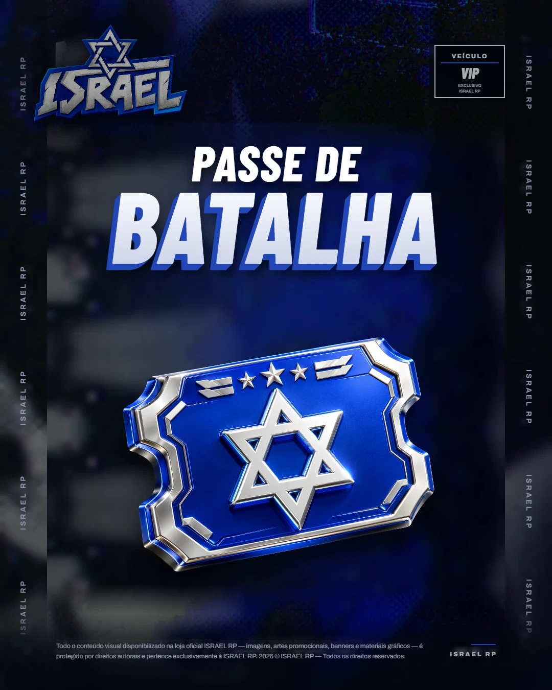 PASSE DE BATALHA ISRAEL - 60 DIAS